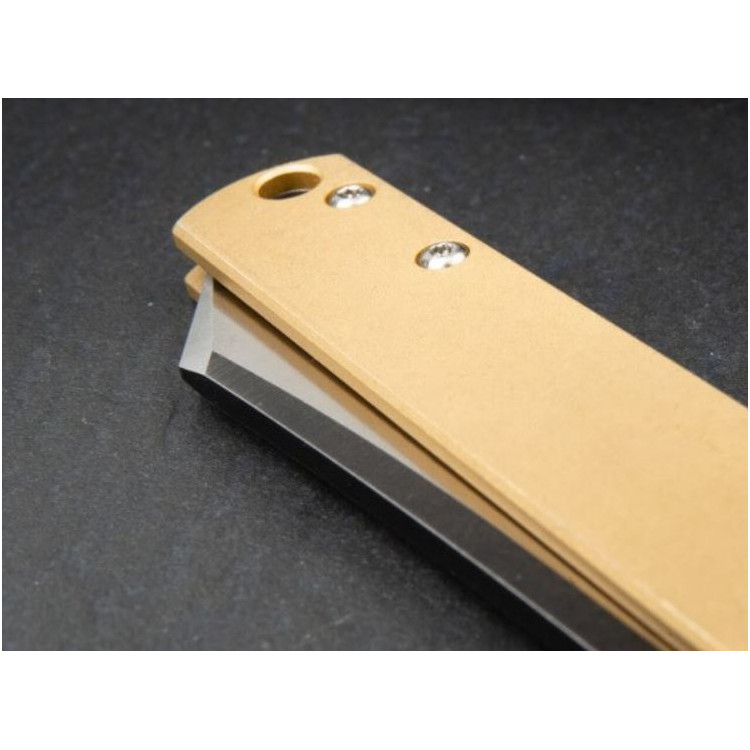 Boker Zenshin 42 Brass - 440C / Slipjoint - Image 3